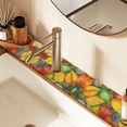 thumbnail image 2 of Yayeee Faucet Mat for Kitchen Sink 14.7" Diatomite Long Splash Guard Pad, Retro Autumn Leaves, 2 of 7