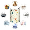 thumbnail image 4 of Fuzoiu colorful Squirrel Nuts Print Circular Hamper,Laundry Basket with Handle,Collapsible Laundry,Dirty Clothes Storage Basket,for Bedroom Bathroom Dorm Living Room-Medium, 4 of 6