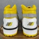 thumbnail image 5 of New Balance 650R Shoes Mens Size 9 White Sneakers High Top Honeycomb Yellow, 5 of 6