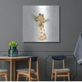thumbnail image 4 of Luxe Metal Art 'Baby Giraffe' by Katrina Pete, Metal Wall Art, 36"x36", 4 of 9