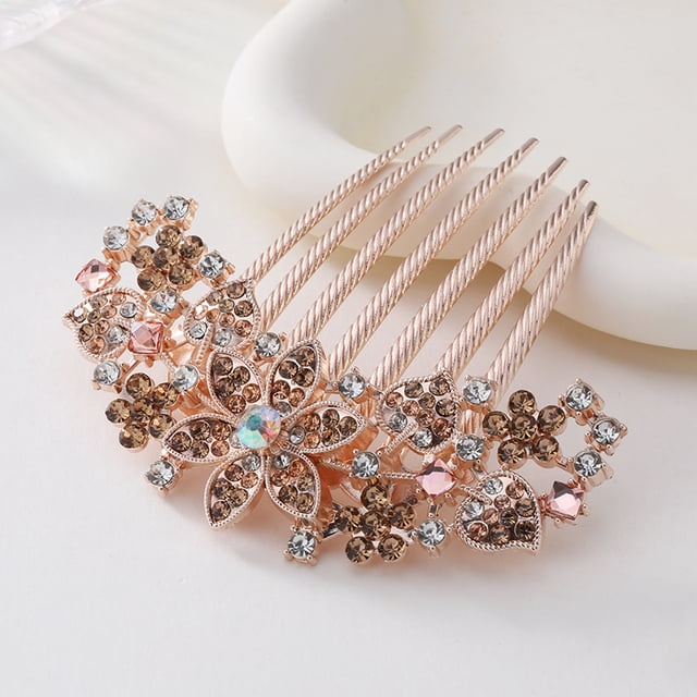Accesorios de broches para el cabello para mujer, pasadores franceses pequeños de Metal con diseño de flores Vintage coloridoA161pcs