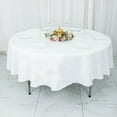 thumbnail image 2 of BalsaCircle 90" Premium Round Polyester Tablecloth Wedding Table Linens White, 2 of 8
