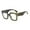 Green, variant on Retro Sunglasses for Women Thick Frame Vintage Square Frame Sun Glasses Fashion Oversized Sunglasses for Women Trendy Summer Multicolor Sunglasses Daily Accessories Green One Size