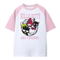 thumbnail image 2 of Playera Hello Kitty and Friends para Niñas Manga Corta Blanco Rosa Talla 10, 2 of 8