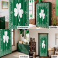 thumbnail image 6 of Shower Curtain, Retro St. Patrick's Day Celtic Knots Shamrock Leaves Waterproof Shower Curtain Set with Hooks for Bathroom Showers,Stalls and Bathtubs,36x72In Green, 6 of 9