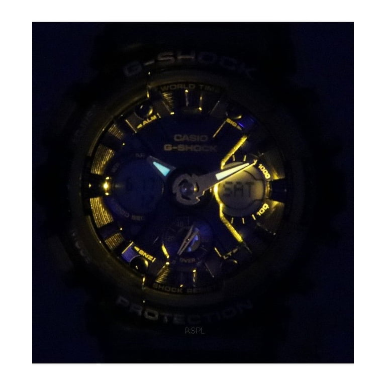 Casio G-Shock Translucent Gray Analog Digital Quartz GMA-S120TB-8A 