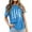 Blue, variant on Fgnfyis Women's T-Shirts Women's Loose Top Printed Short Sleeve T Shirt - Stylish Casual Tops for Everyday Wear and Leisure Activities Womens Tops Mint Green S