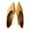 Yellow, variant on Womens Suede‑Like Rubber Pointed Toe Slip‑On Kitten Heel Dress Pumps Shoes