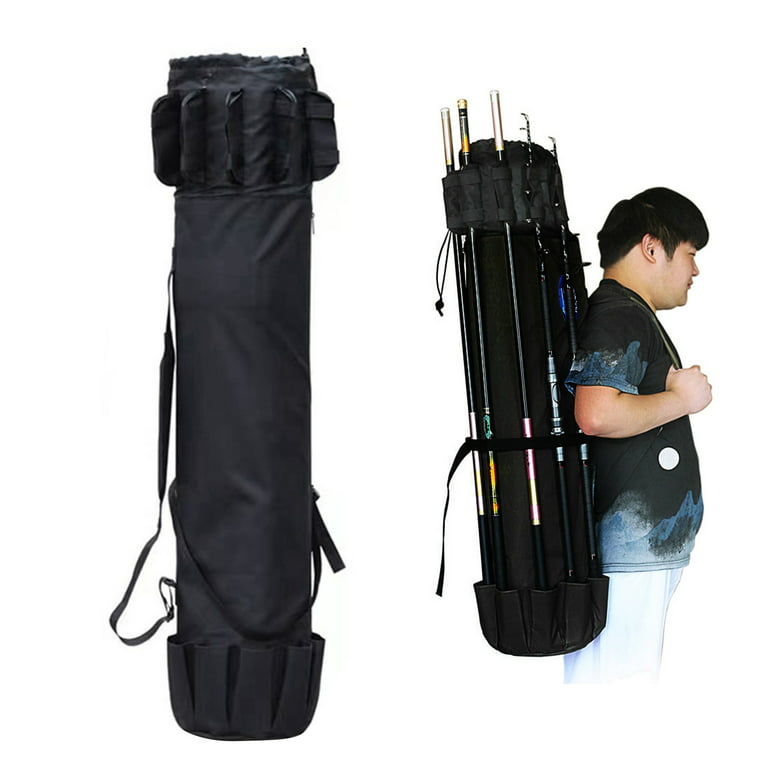 Clupup Sea pole bag, fishing bag, large capacity backpack for fishing gear  