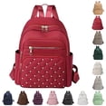 thumbnail image 2 of Weebloom School Backpack For Kids Girls Outdoor Travel Bag Leisure Backpack Bookbag High School College Red, 2 of 9
