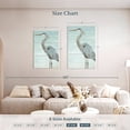 thumbnail image 4 of Elephant Stock Great Heron Wall Art - Vertical Multi Panel Canvas - Living Room Wall Decor - Animal Multi Panel - Blue And Gray Decor By Norman Wyatt Jr. - 36" x 57", 4 of 8