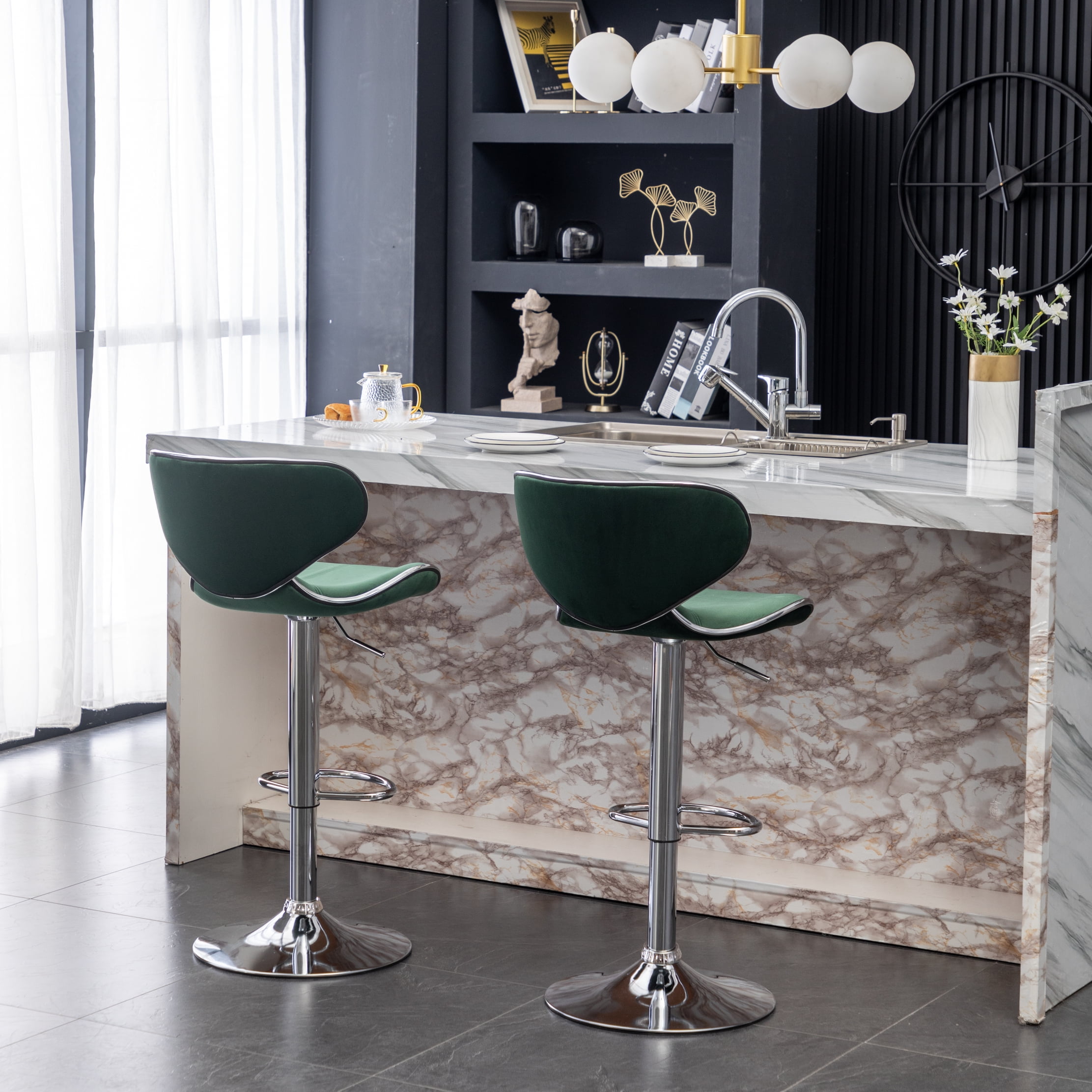 roundhill adjustable swivel barstool