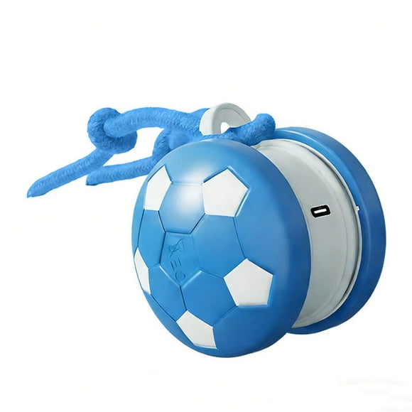 Pelota de juguete inteligente interactiva para perros: pelota de ejercicio automática con rueda, cuerda de tracción, sistema para evitar obstáculos y autoenderezamiento, motor silencioso para
