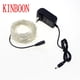 thumbnail image 2 of Cadena de luces LED de 20 m/30 m, resistente al agua, flexible, con cable de cobre plateado para decoración de fiestas navideñas, patios, jardines al aire libre, con adaptador de 12 V CC, 2 of 4