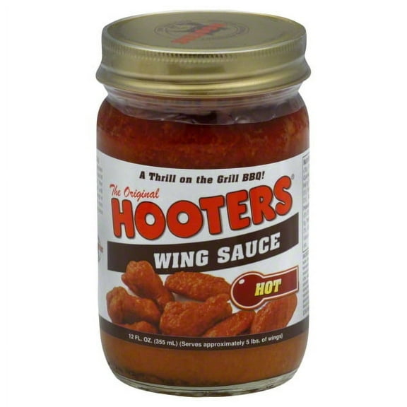 Hooters, Wing Sauce, Hot 12oz