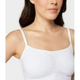 thumbnail image 3 of 32 DEGREES Womens Cool Wicking Casual Sports Bralette (Medium, white), 3 of 6