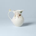 thumbnail image 3 of Lenox Butterfly Meadow White 1.9 qt Floral Porcelain Pitcher, 3 of 7