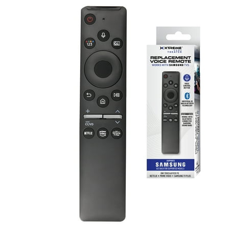 Universal Samsung Replacement Bluetooth Voice Controlled Television Remote, Netflix, Prime Video, Sound Bar