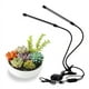 thumbnail image 5 of Luz de cultivo LED, luz de cultivo con clip de espectro completo con LED azules y rojos para plantas de interior, atenuación de 10 niveles, temporizador de encendido/apagado automático, 5 of 5