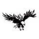thumbnail image 2 of Car Styling Sticker Animal Eagle Pattern Racing Body Decoration (Negro) Likrtyny Accesorios para autos y motos, 2 of 6