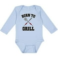 thumbnail image 3 of Inktastic Bbq Born to Grill Boys or Girls Long Sleeve Baby Bodysuit, 3 of 5