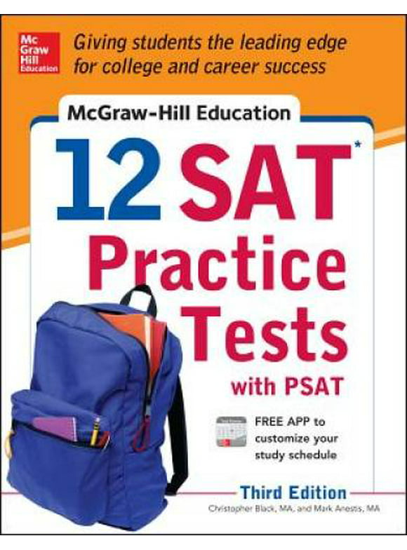 Pre-Owned,  McGraw-Hill Education 12 SAT Practice Tests with PSAT, (Paperback)