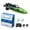 Green, variant on Purple Stunt Remote Control Speedboat Mini Double Motor Self Righting Rc Boat With Water Sensing Charging Long Endurance Portable Design For All Weather Play 50M Range 24Ghz Remote
