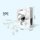 thumbnail image 2 of 120mm Case Fan Cooler 5V 3Pin ARGB 12V 4PIN PWM Chassis Fan (White Forward), 2 of 9