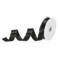 thumbnail image 1 of Unique Bargains 1 Inch 50 Yard Wide Satin Ribbon with Gold Edges Grosgrain Fabric Ribbon for Gift Wrapping, Black, 1 of 7