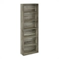 thumbnail image 2 of Furinno JAYA Simply Home Free Standing Adjustable 6-Tier Open Storage Bookcase, French Oak, 2 of 6