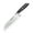 Black, variant on Cangshan L1 Series 1026900 German Steel Forged 7" Santoku Knife, White