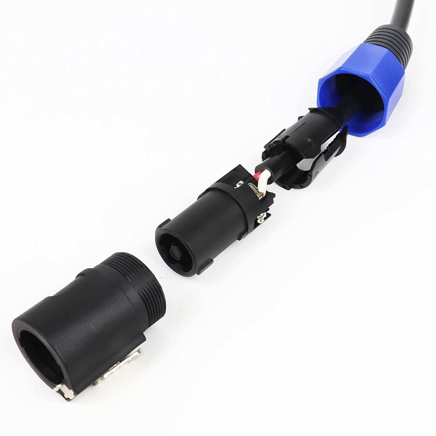 10FT Pack of 2 SpeakOn to XLR Cable - 10 Feet Audio Jack Speak-On Male to 3 Pole XLR Female Extension Wire - Pro DJ PA Gig Stage Microphone Mic 3 Pin Connection Wiring with Twist Lock (2 Packs)