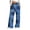 ZE-Dark Blue—Jeggings, variant on AGWOLF Womens Wide Leg Sweatpants Funny Print High Waisted Sweat Pant Baggy Drawstring Elastic Waistband Trousers Comfortable Everyday Wear Navy XL