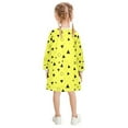 thumbnail image 6 of Yellow Triangle Dots Girls'long-sleeved dress Thickened A-dress Warm Dress Basic Shirt Party Dresses, 6 of 7