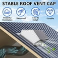 thumbnail image 5 of HAN'KITCHEN'LON'S 6 Inch Stainless Steel Removable Roof Vent Cap with Damper - Exhaust Vent Cover for Rooftop Ventilation Systems, 5 of 6