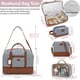 thumbnail image 3 of Weekender Bags Wogarl para mujer, bolsa de viaje grande, azul, 3 of 8