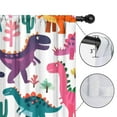 thumbnail image 4 of Blackout Kids Curtains,Cute Dinosaur Pattern Childrens Insulated Curtains Set Of 2,Bedroom Essentials,Toddler Room Decor 42x84in(106x213cm), 4 of 4