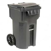 Otto Environmental Systems 65 gal Mobile Trash Container, Gray