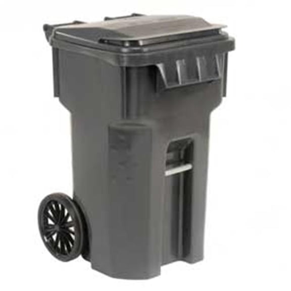Otto Environmental Systems  65 gal Mobile Trash Container, Gray