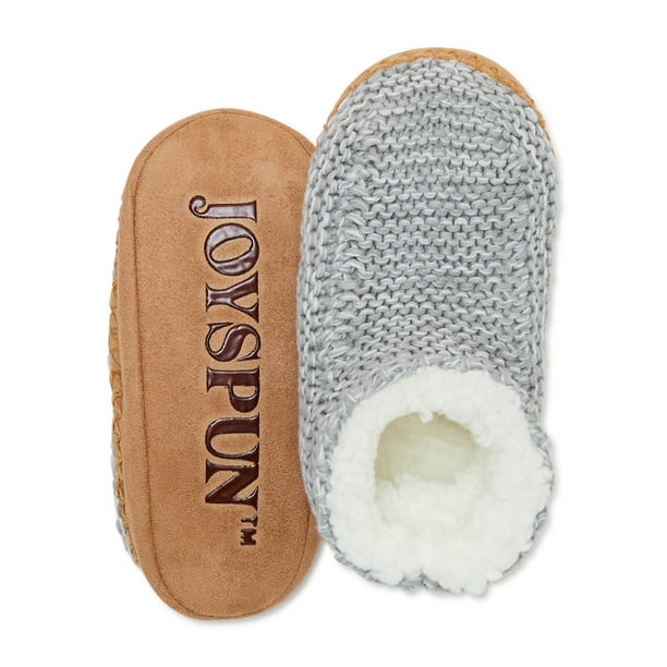 Joyspun Women's Marled Bootie Slipper Socks, 1Pack, Sizes S/M & M/L