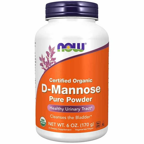 Now Foods - Poudre de D-Mannose / Plusieurs Formats