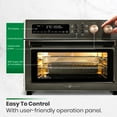 thumbnail image 5 of VAL CUCINA 1750 W 6-Slice Black Matte Stainless Steel Toaster Oven, 5 of 12