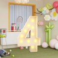 thumbnail image 4 of Hyknon Home Decor KT Board Digital Scene Decoration Props Light Snap Luminous Digital KT Board Birthday Party Letter Frame Background Board Decorat Decoration Graduation Home Decor, 4 of 5