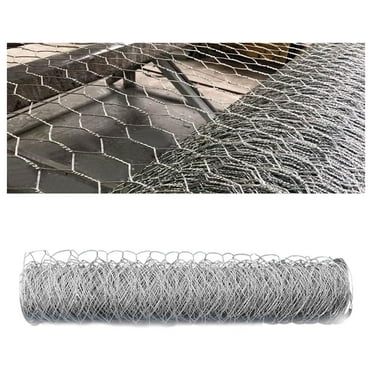 Galvanized Hexagonal Wire Poultry Netting Mesh for Craft Projects and Gardening Metal Mesh Fencing/Chicken Wire (24Inch x 150FT x 2Inch)