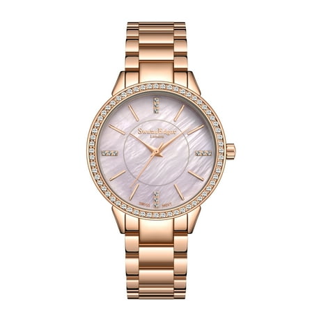 Ladies Pearlescent Rose Watch