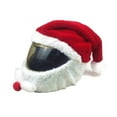 thumbnail image 1 of New Santa Cycling Helmet Christmas Motorcycle Helmet Cover Full Face Safe Hat Santa Claus Racing Cap Merry Christmas Decor, 1 of 5