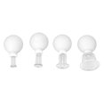 thumbnail image 4 of Cupping Kit, Blood Circulation Multiple Parts Massage Broken Resistant Vacuum Cupping Device Different Diameters  For Women For Hospital White, 4 of 8