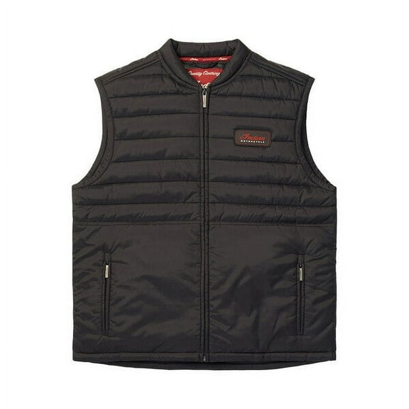 Indian Motorcycle Men's Clayton Thermo Vest, Black | 2833186