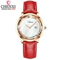 thumbnail image 2 of CHENXI Luxury Fashion Women Crystal Watches Rose Gold Waterproof Quartz Watch Ladies Leather Bracelet Wristwatch Montre Femme, 2 of 7