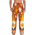 thumbnail image 3 of Balery Happy Thanksgiving Three Gnomes print Men's Pajama Pants,Ultra Lightweight Pjs,Lounge Pant-Large, 3 of 9